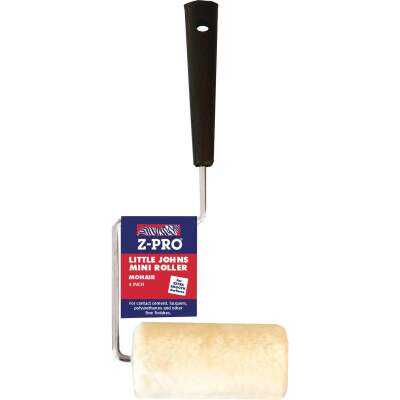 Premier Z-Pro 4 In. x 1/4 In. Smooth Mohair Paint Roller Cover & Frame